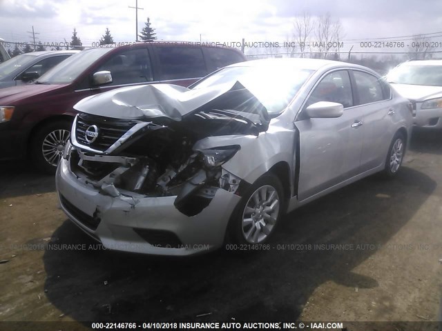 1N4AL3AP6JC158129 - 2018 NISSAN ALTIMA 2.5/S/SV/SL/SR SILVER photo 2