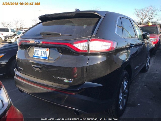 2FMPK4K97JBB43745 - 2018 FORD EDGE TITANIUM BLACK photo 11