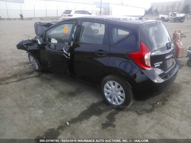 3N1CE2CP9FL399637 - 2015 NISSAN VERSA NOTE S/S PLUS/SV/SL/SR BLACK photo 3