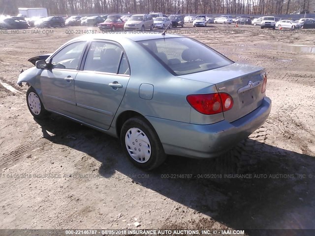 2T1BR32E77C729198 - 2007 TOYOTA COROLLA CE/LE/S Light Blue photo 3