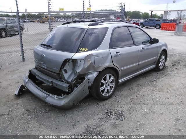 JF1GG63697H816946 - 2007 SUBARU IMPREZA OUTBACK SPORT/OUTBACK SPE SILVER photo 4