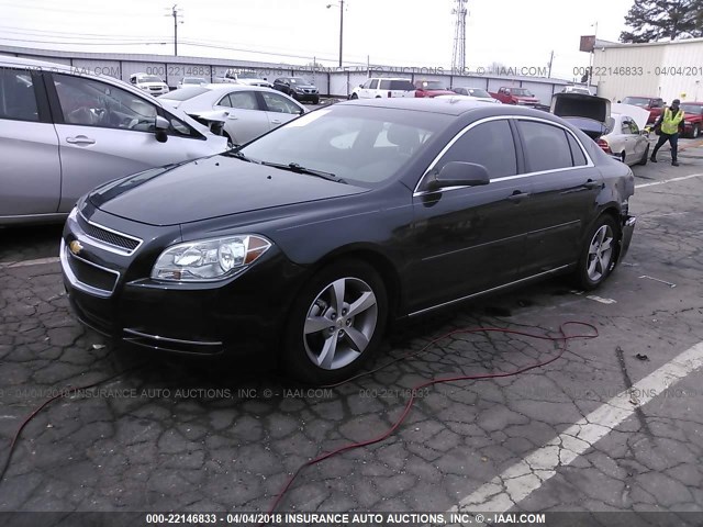 1G1ZC5E13BF108893 - 2011 CHEVROLET MALIBU 1LT 黑色 照片 2