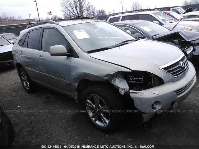 JTJHW31U060037348 - 2006 LEXUS RX 400 GRAY photo 1