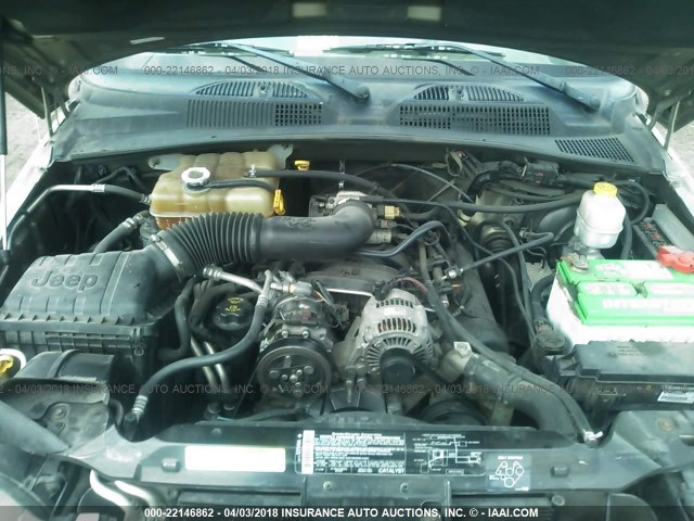 1J4GL48K45W532949 - 2005 JEEP LIBERTY SPORT 金色 照片 10