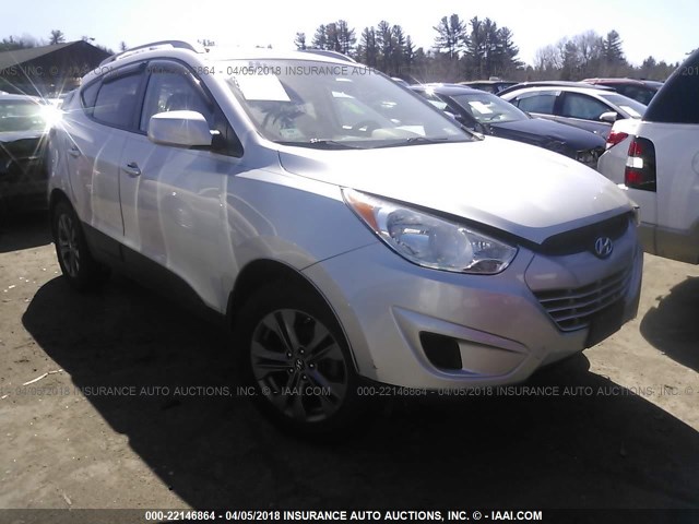 KM8JU3AC3BU285805 - 2011 HYUNDAI TUCSON GLS/LIMITED SILVER photo 1