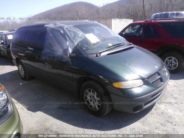 1B4GP54G7XB553237 - 1999 DODGE GRAND CARAVAN LE GREEN photo 1