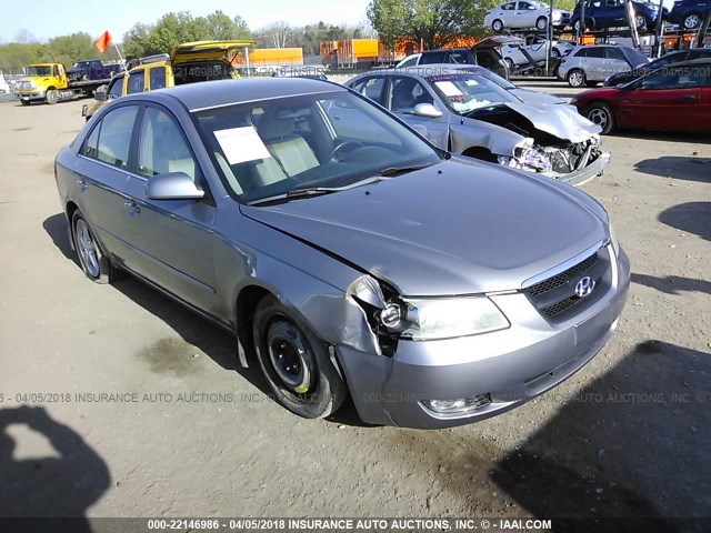 5NPEU46F77H183357 - 2007 HYUNDAI SONATA SE/LIMITED GRAY photo 1