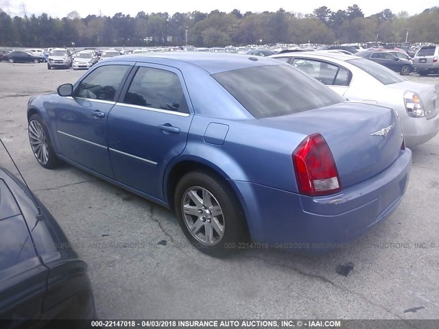 2C3LA43R27H861007 - 2007 CHRYSLER 300 BLUE photo 3