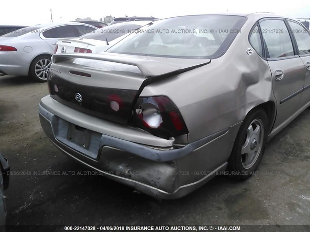 2G1WH55K219274844 - 2001 CHEVROLET IMPALA LS TAN photo 6