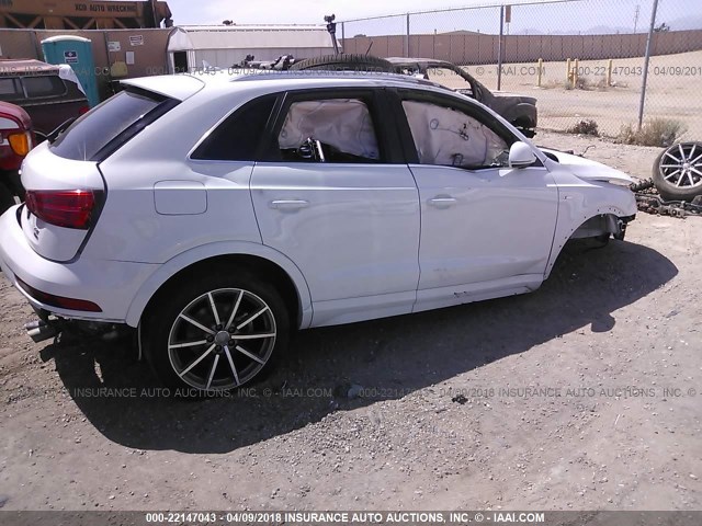 WA1JCCFSXJR005591 - 2018 AUDI Q3 PREMIUM PLUS WHITE photo 4