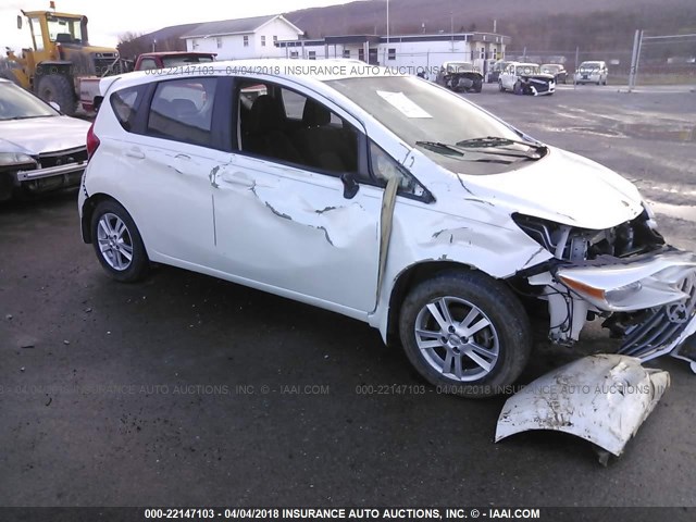 3N1CE2CP6EL426467 - 2014 NISSAN VERSA NOTE S/S PLUS/SV/SL WHITE photo 1