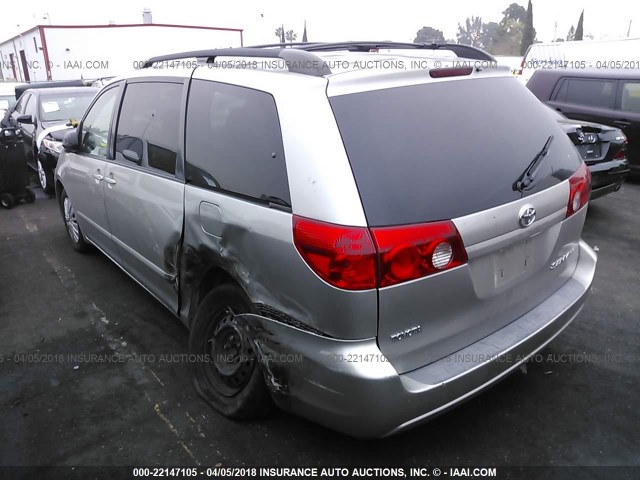 5TDZK23C39S277478 - 2009 TOYOTA SIENNA CE/LE SILVER photo 3