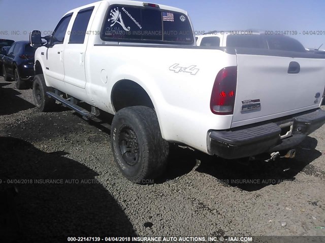 1FTSW21P96EA15039 - 2006 FORD F250 SUPER DUTY WHITE photo 3