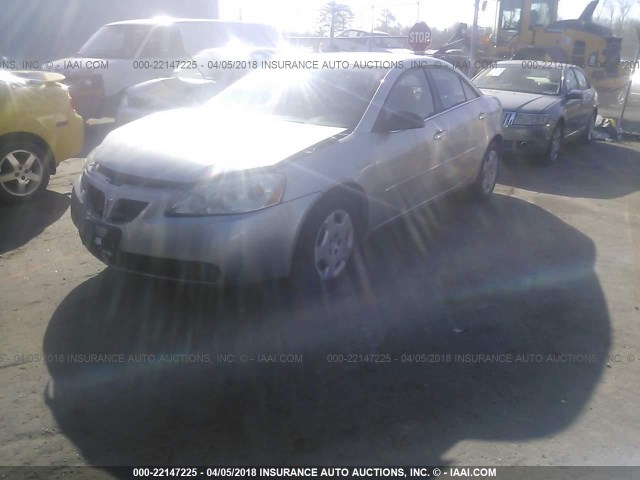 1G2ZF55B664260079 - 2006 PONTIAC G6 SE GRAY photo 2