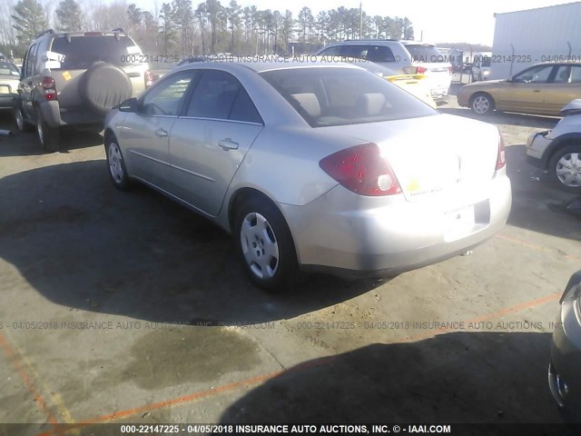 1G2ZF55B664260079 - 2006 PONTIAC G6 SE GRAY photo 3