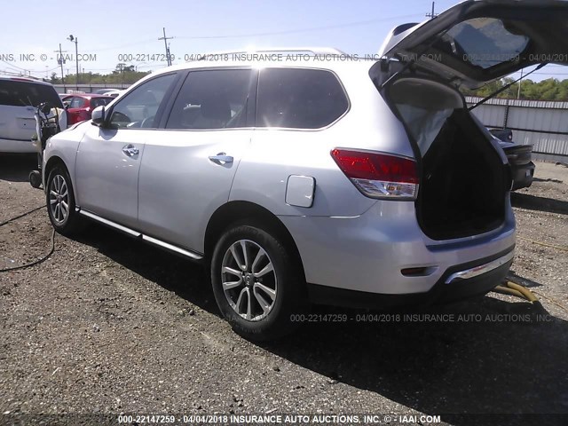 5N1AR2MN1GC646678 - 2016 NISSAN PATHFINDER S/SV/SL/PLATINUM 银色 照片 3