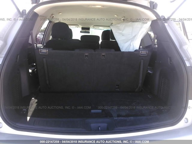 5N1AR2MN1GC646678 - 2016 NISSAN PATHFINDER S/SV/SL/PLATINUM 银色 照片 8