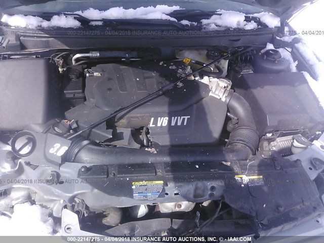 1G2ZM577574100078 - 2007 PONTIAC G6 GTP GRAY photo 10