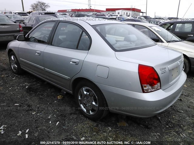 KMHDN46D75U164720 - 2005 HYUNDAI ELANTRA GLS/GT SILVER photo 3