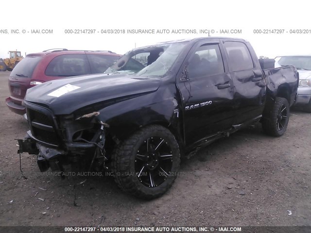 1C6RD6KT0CS322885 - 2012 DODGE RAM 1500 ST BLACK photo 2