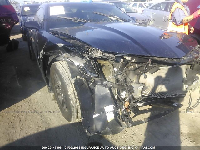 2G1FA1E32E9303206 - 2014 CHEVROLET CAMARO LS BLACK photo 6