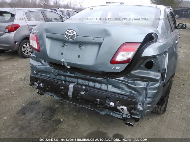 4T1BK3EK8AU602259 - 2010 TOYOTA CAMRY SE/LE/XLE GREEN photo 6