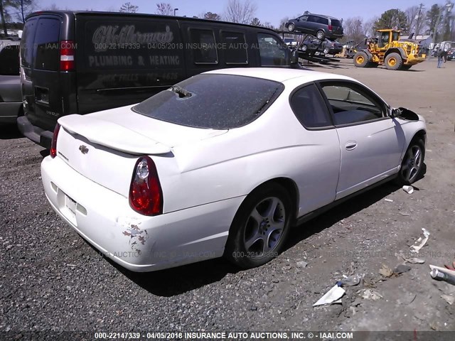 2G1WJ15KX69167724 - 2006 CHEVROLET MONTE CARLO LS WHITE photo 4