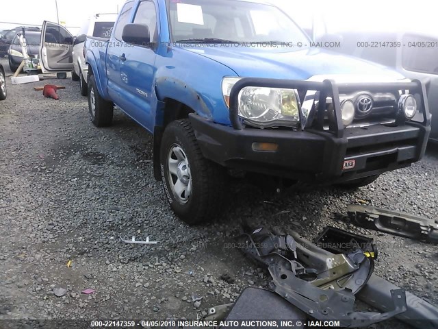 5TETX62N89Z666220 - 2009 TOYOTA TACOMA PRERUNNER ACCESS CAB BLUE photo 1