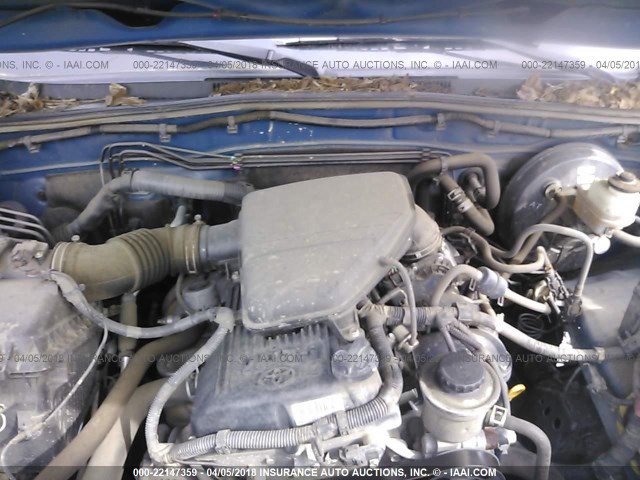 5TETX62N89Z666220 - 2009 TOYOTA TACOMA PRERUNNER ACCESS CAB BLUE photo 10