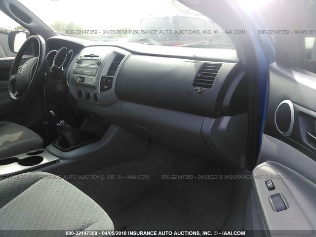 5TETX62N89Z666220 - 2009 TOYOTA TACOMA PRERUNNER ACCESS CAB BLUE photo 5