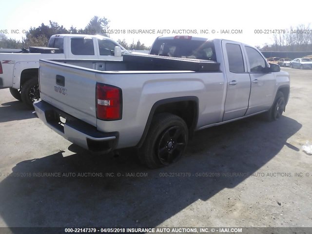 1GTR1TEH8FZ444266 - 2015 GMC SIERRA C1500 SILVER photo 4