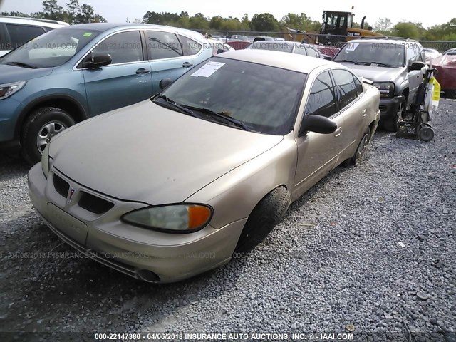 1G2NF52E34M672180 - 2004 PONTIAC GRAND AM SE1 GOLD photo 6