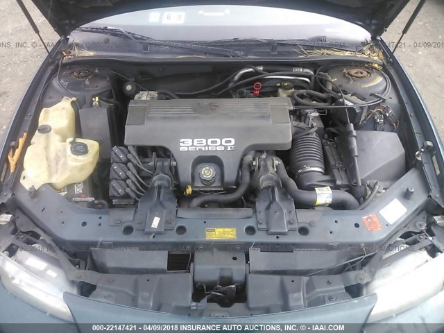 1G2WJ52K3VF346149 - 1997 PONTIAC GRAND PRIX SE 绿色 照片 10