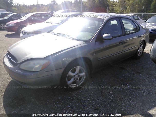 1FAFP55S92A211942 - 2002 FORD TAURUS SES GRAY photo 2