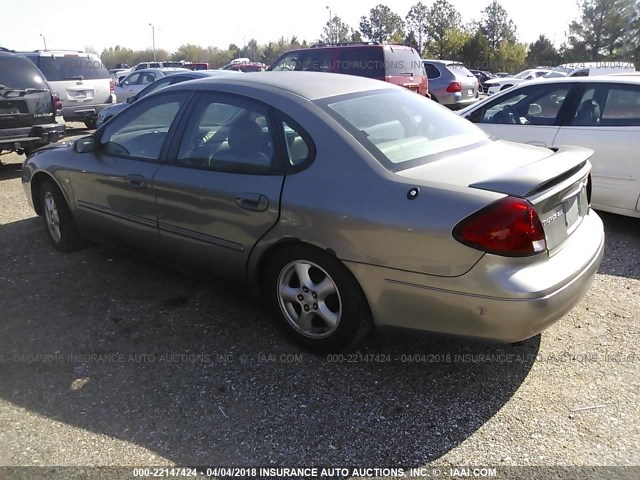 1FAFP55S92A211942 - 2002 FORD TAURUS SES GRAY photo 3