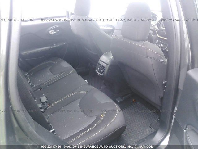 1C4PJMCS9FW501152 - 2015 JEEP CHEROKEE LATITUDE GRAY photo 8