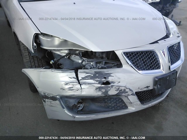 1G2ZJ57K694242679 - 2009 PONTIAC G6 GOLD photo 6