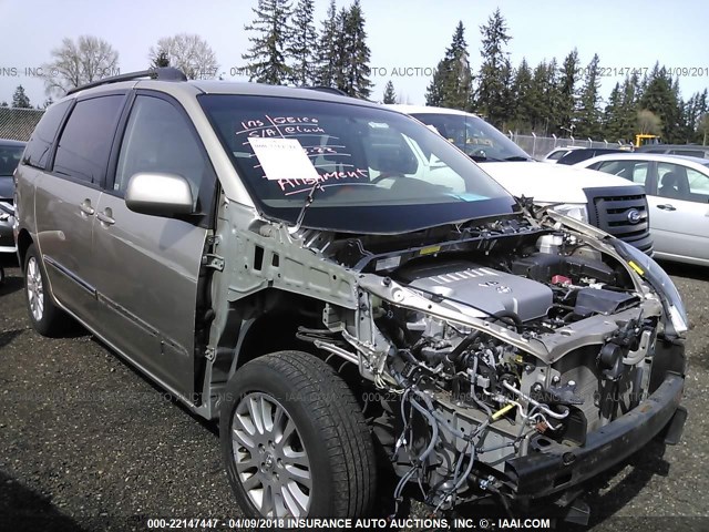 5TDBK22C49S022387 - 2009 TOYOTA SIENNA XLE/XLE LIMITED GOLD photo 1