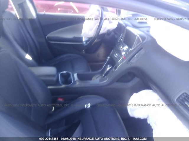 1G1RB6E45EU119185 - 2014 CHEVROLET VOLT BLACK photo 5