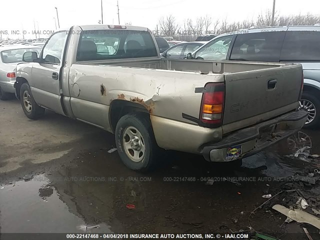 1GCEC14W32Z206526 - 2002 CHEVROLET SILVERADO C1500 TAN photo 3