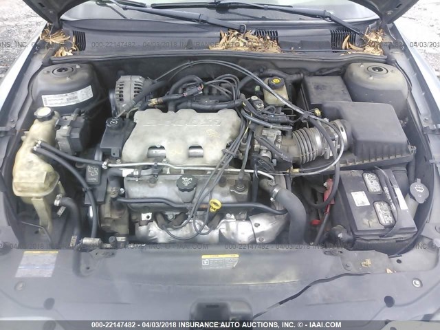 1G2NG52E23C215930 - 2003 PONTIAC GRAND AM SE2 GRAY photo 10