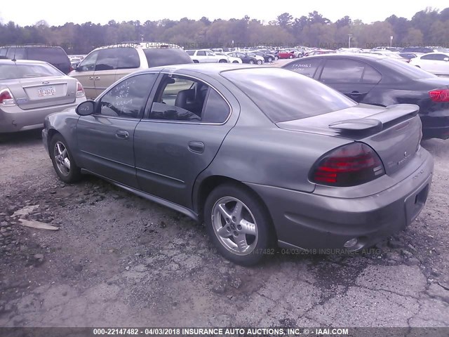 1G2NG52E23C215930 - 2003 PONTIAC GRAND AM SE2 GRAY photo 3