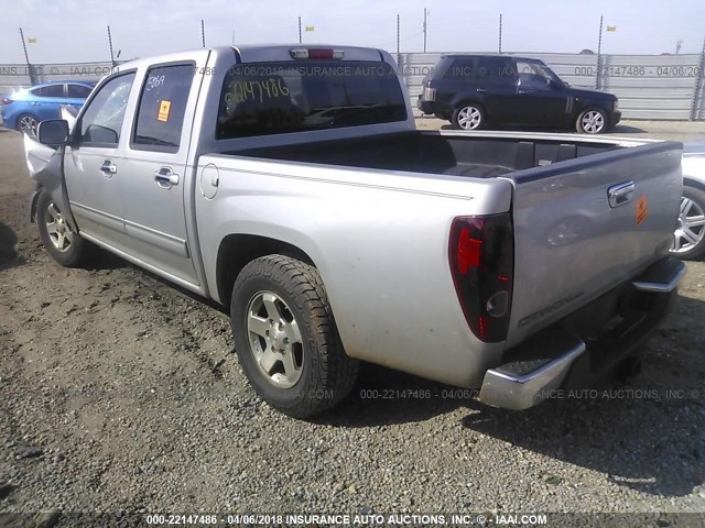 1GTD5MFE2C8108591 - 2012 GMC CANYON SLE SILVER photo 3