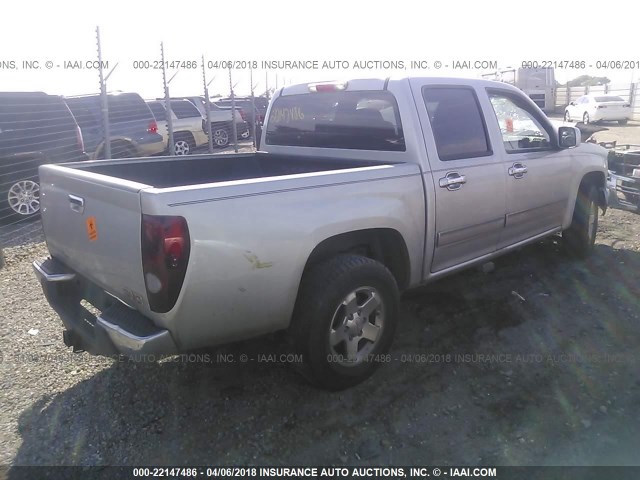 1GTD5MFE2C8108591 - 2012 GMC CANYON SLE SILVER photo 4