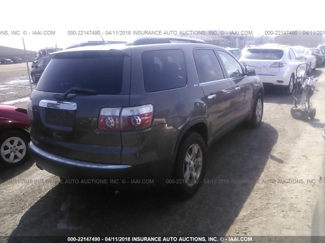 1GKER23D09J158629 - 2009 GMC ACADIA SLT-1 Marron photo 4