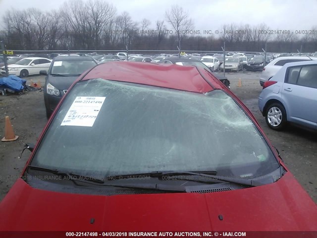 1FAHP33N78W102806 - 2008 FORD FOCUS SE/SEL/SES RED photo 6