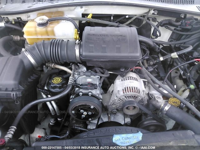 1J4GL48K12W277947 - 2002 JEEP LIBERTY SPORT 白色 照片 10