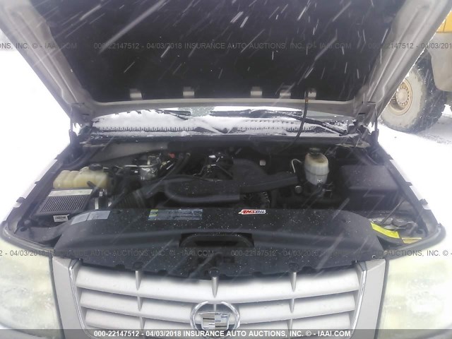 1GYEK63N14R136465 - 2004 CADILLAC ESCALADE LUXURY ნაცრისფერი ფოტო 10
