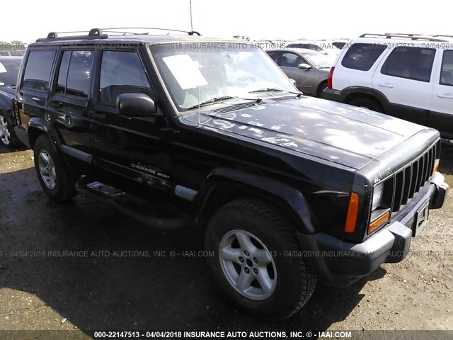 1J4FT68S4XL524992 - 1999 JEEP CHEROKEE SPORT/CLASSIC BLACK photo 1