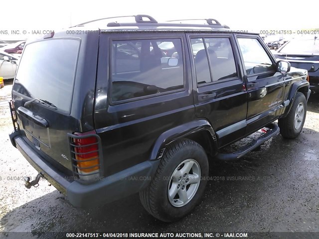 1J4FT68S4XL524992 - 1999 JEEP CHEROKEE SPORT/CLASSIC BLACK photo 4